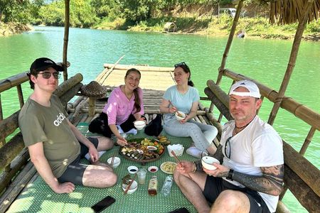 Pu Luong DayTour Trekking, BambooRafting, HieuWaterfall Adventure