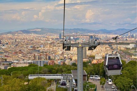 Barcelona: Montjuic Hill Cable Car Round Trip Ticket