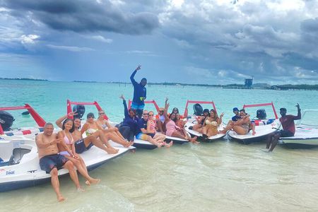 Self Drive Speedboat and Swim with the Pigs