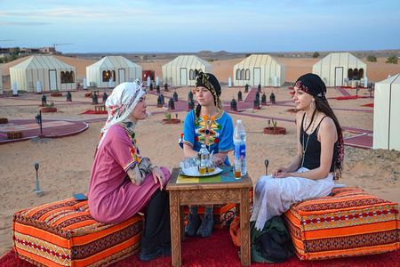 Agafay desert dinner show&camel ride