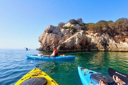 Alghero Kayak Tour in Porto Conte Park with Aperitif
