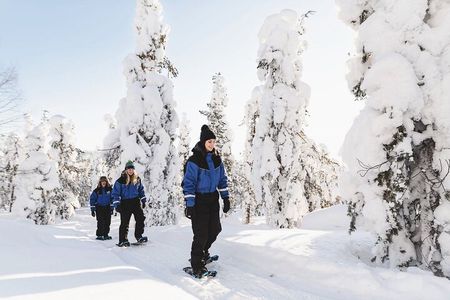 Snowshoeing in the Arctic Circle Wilderness
