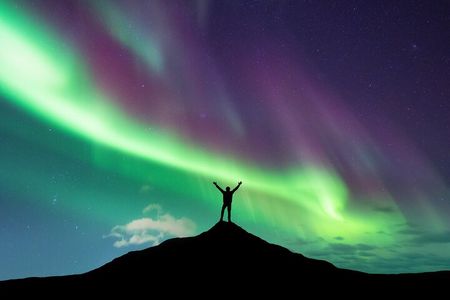 From Reykjavík Northern Lights Chase in a 4x4 Sprinter