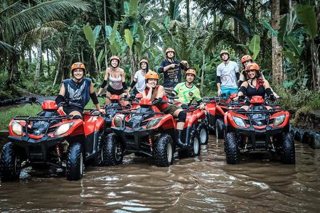 Ubud ATV Jungle, Rice Fields & Gorila Cave Tunnel with Meal