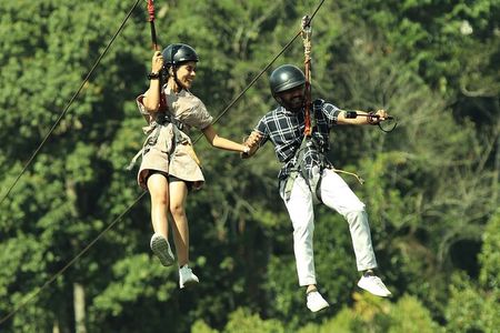 Ubud Zip-Line Adventure, Rice Terrace & ATV Quad Bike