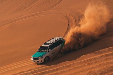 Dubai Morning Desert Safari with Sandboarding, Camel Ride