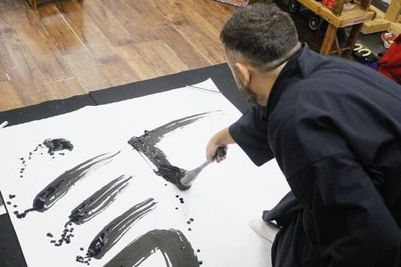 Samurai Calligraphy:Final brushstrokes of a lifetime before a War