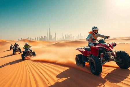 Dubai ATV Quad Bike Tour in Desert with Hotel Transfer 