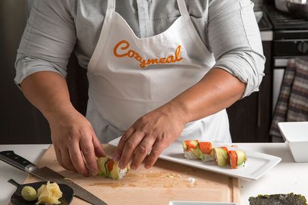 Craft Sushi and Matcha Ice Cream in Central Osaka (3-Course Meal)