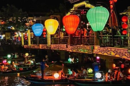 GuidedTour to MARBLE MOUNTAIN-Am Phu Cave & HOI AN CITY-Boat Ride