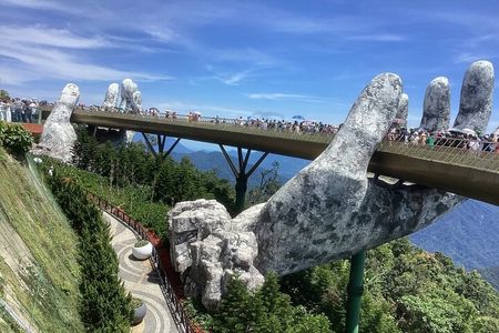 MARBLE MOUNTAIN-GOLDEN BRIDGE-MONKEY MOUNTAIN fromDaNang or HoiAn