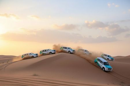 Dubai Desert Safari, Sand boarding, Camel Ride and BBQ Dinner