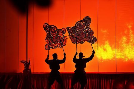 Private Floating & Train Market + CAVE + Giant Shadow PUPPET