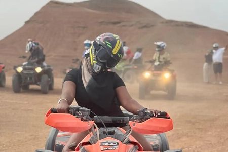 From marrakech: Moroccan Dinner and Quads&Camels in Agafay desert