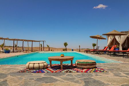 Agafay Desert Pool Day, Moroccan Lunch & Transfers from Marrakech