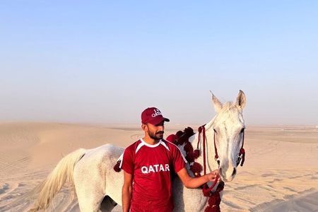 Desert Horse Riding Tour With Transfers From Doha