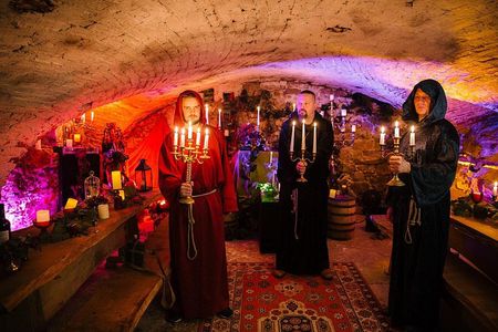 Latvian Wine Tasting with Monks in Old Riga’s Hidden Cellar