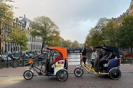 Amsterdam Private Guided Pedicab Rickshaw Highlights Tour