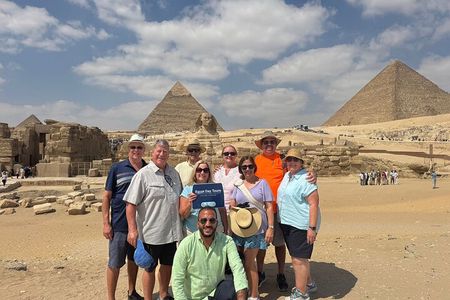 Tour to Giza Pyramids, Memphis & Sakkara with Lunch & Camel Ride