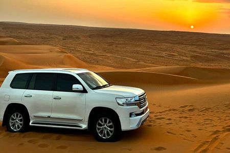 Magic desert safari by land cruise in the Empty Quarter