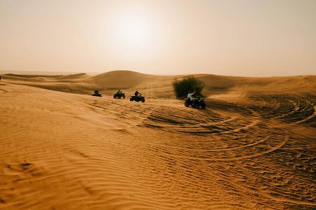 Doha Desert Safari Dune Bashing Camel Riding and Sandboarding