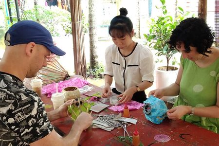 Hoi An Coconut Boat Ride and Lantern Making Experience