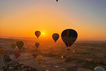 Private Luxor Day Trip from Hurghada with Sunrise Balloon Ride