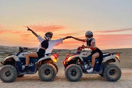 Agafay Desert Tour from Marrakech Quad Dinner and Camel Riding