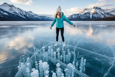 Private Banff Winter Tour with Abraham Lake & More!