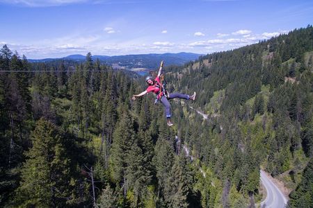 Lake Coeur d'Alene Zipline Tour