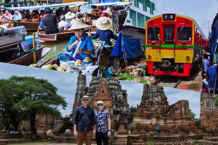 Private Floating Market and Historical Ayutthaya Sightseeing Tour
