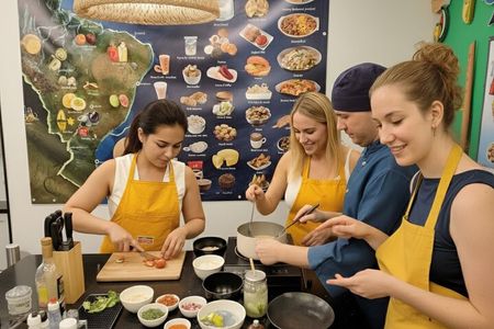 3h Cooking Class in Belo Horizonte: 7 Recipes & Bottomless Drinks