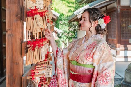 Kimono rental 1day+1FREE GIFT(Kimono,HAORI)