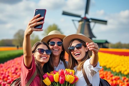 Keukenhof and Zaanse Schans Windmills Day Trip from Amsterdam