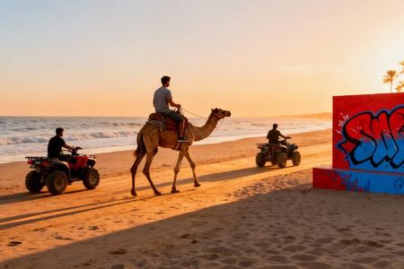 Agadir/Taghazout : Quad Bike & Camel Ride On The Beach