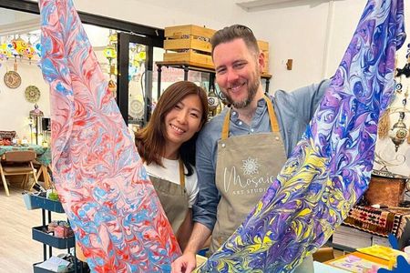 Water Marbling Workshops in Somerset New Jersey