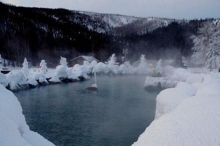 Fire and Ice tour hot springs northern lights