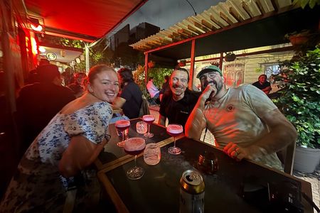Mexican drinks and taco hopping