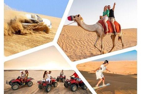 Thrilling Desert Safari With Dune Bashing And Camel Ride 
