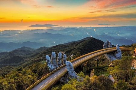 Da Nang private car: Golden Bridge, My Son & Marble Mountains