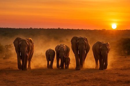 Addo Game drive/Traditional Braai-BBQ lunch 