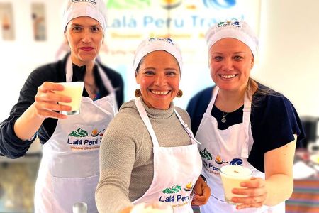 Market Visit and Peruvian Cooking Classes and Pisco Sour