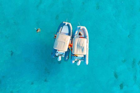 Latchi self drive boat + snorkel masks +optional Paphos transfer