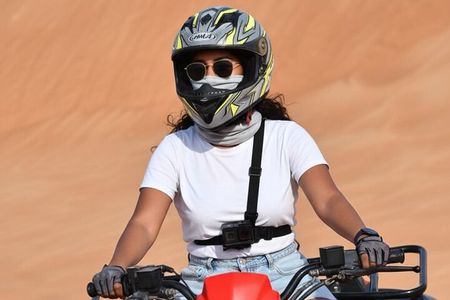 Dubai Red Dunes ATV Quad Bike Camel Ride and BBQ Dinner