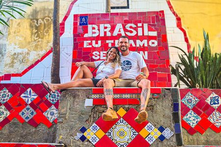 Christ the Redeemer, Selaron Steps and Santa Teresa Half-day Tour