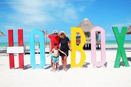 Holbox island: Boat tour & golf cart ride, Lunch and open bar