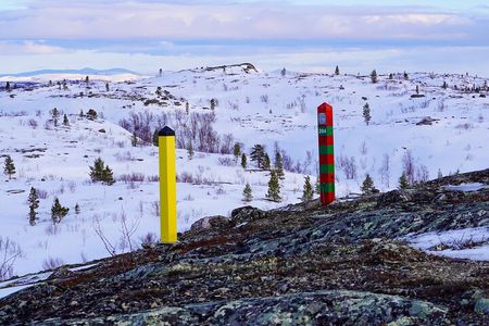 Russian Border Snowshoe Hike