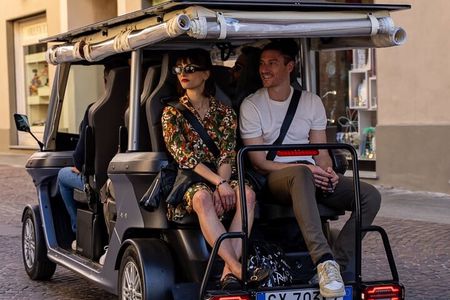 Private 3h Rome Golf Cart Tour + Pick-Up & Restaurant Reservation
