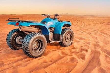 Dubai: Morning Safari with Quad Camel 4x4 Dune Drive Pick/Drop