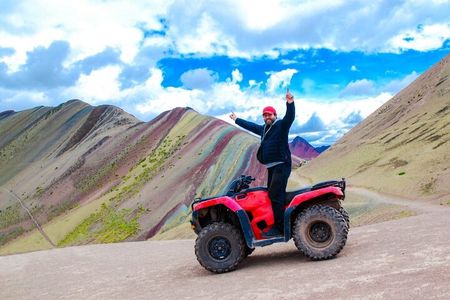 From Cusco: Vinicunca Rainbow Mountain ATV Tour with Meals